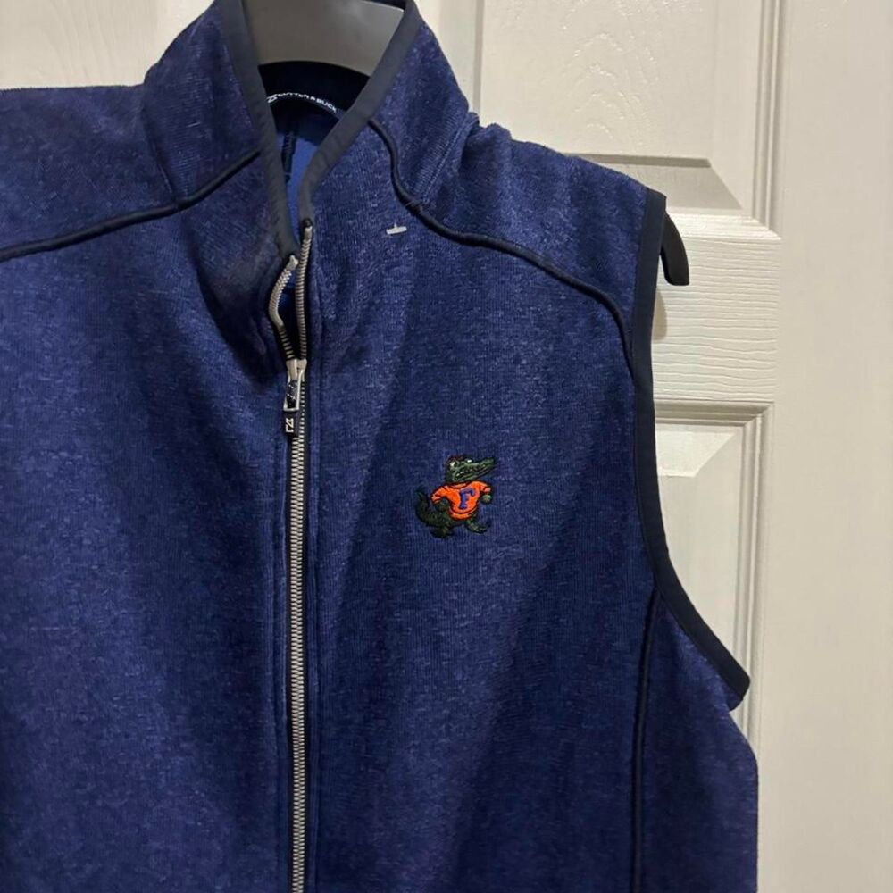 Cutter-buck Men's Blue and Navy Gilet